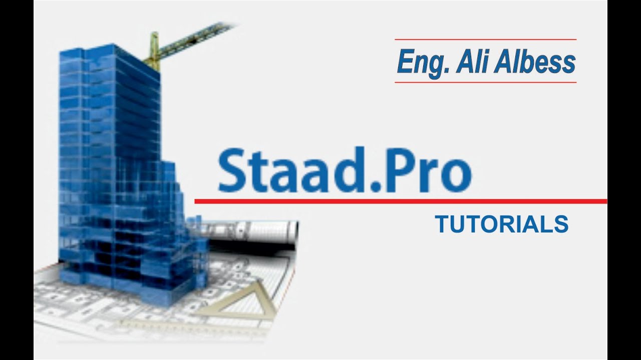 staad pro tutorials pdf